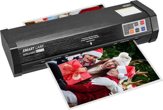 SINCHI Auto Sense, 3-10 mil Laminating Machine for Office and School, 50-Second Warm-up, 17s/Sheet, Never-Jam, Heavy Duty, 13-inch Thermal Laminator Machine 11x17