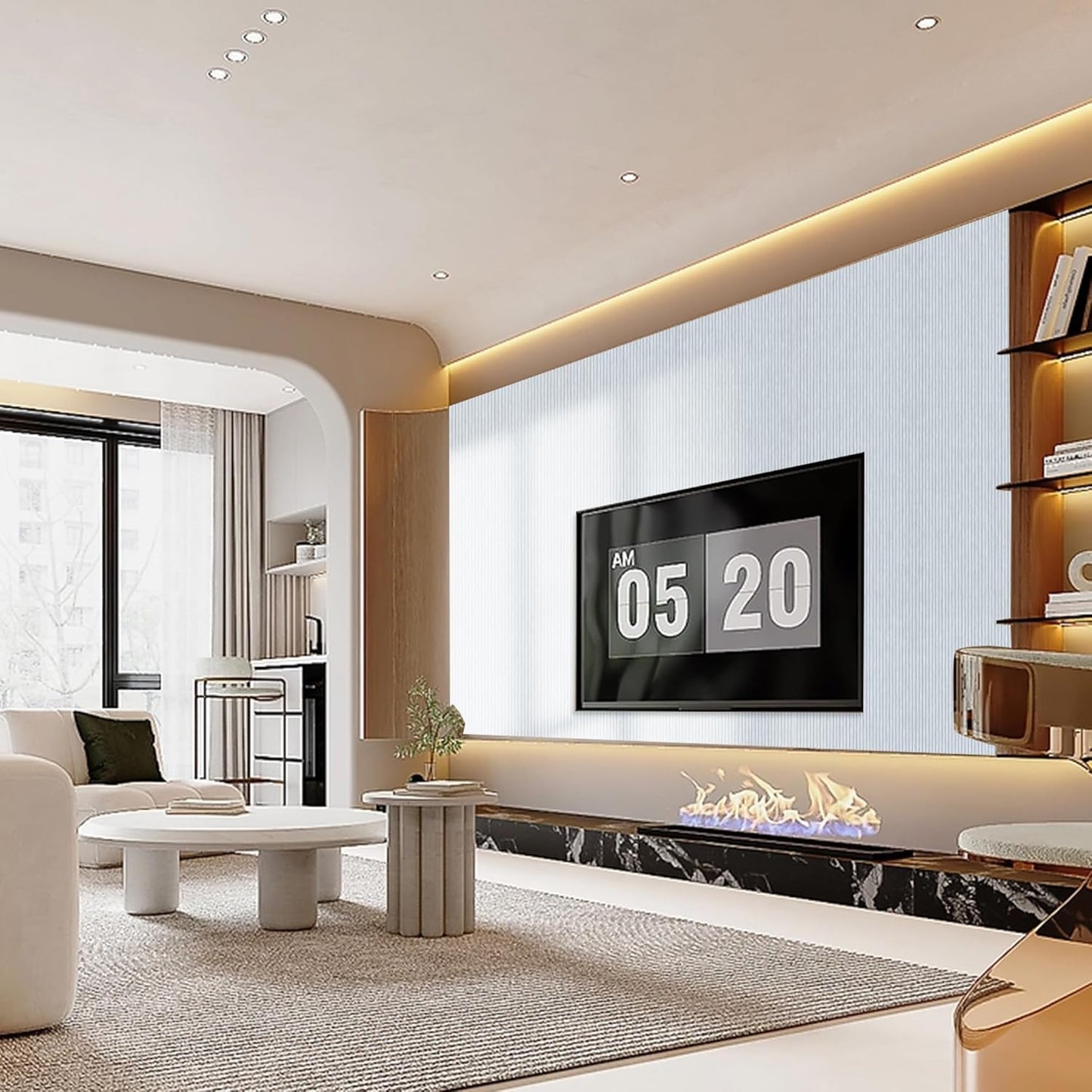 Acoustic Panels,10 Pack Sound Panels,48"x24"x0.4" Soundproof Wall Panels,High-Density Large Acoustic Panels,Decorative Sound Dampening Panels,Light Camel