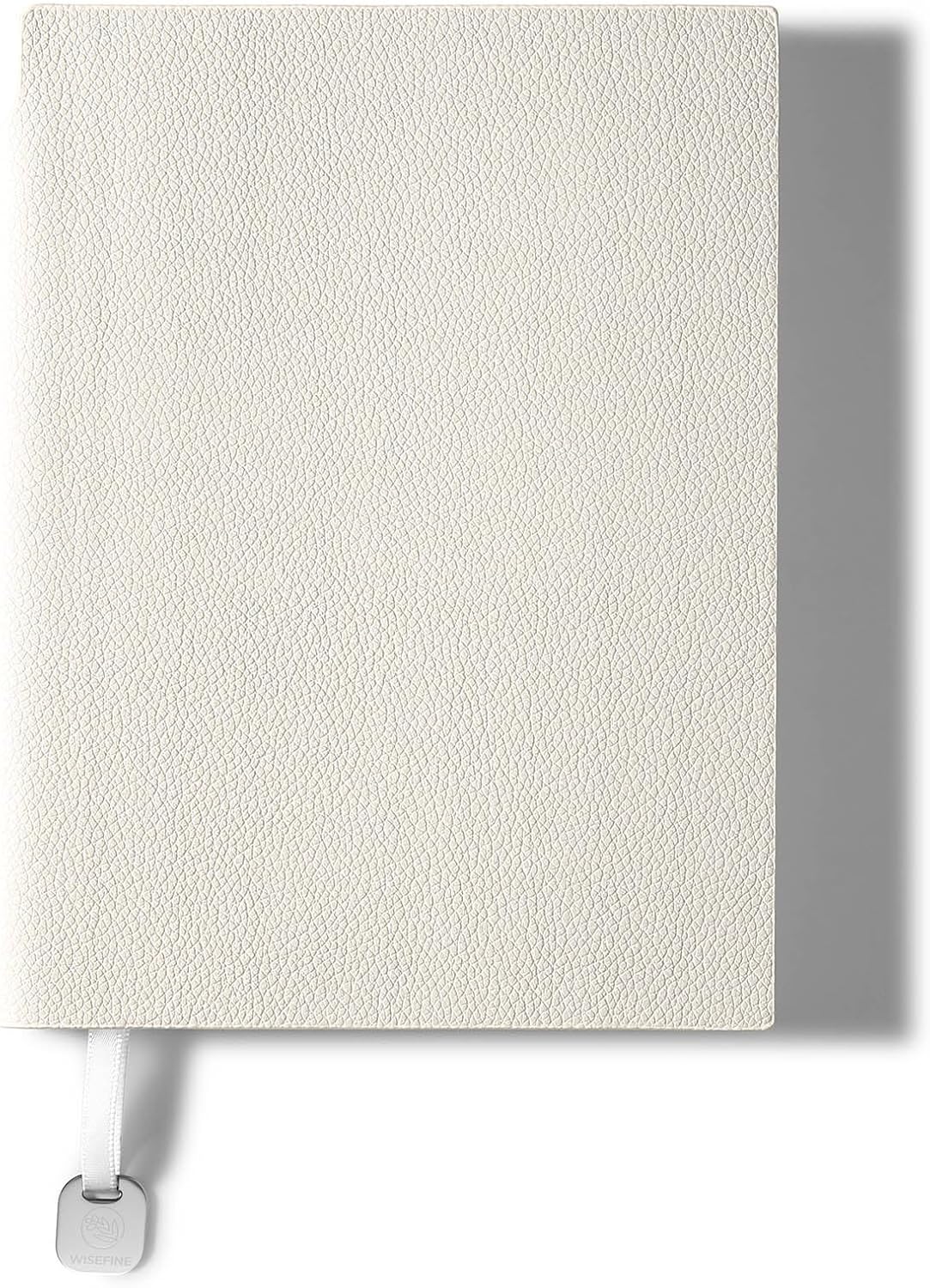 Lined Journal Notebook for Women A5 Softcover PU Leather Journals for Writing, 160 Pages Daily Journaling, College Ruled Notebooks for Work School, Business 6.38'' X 8.28'' Off White