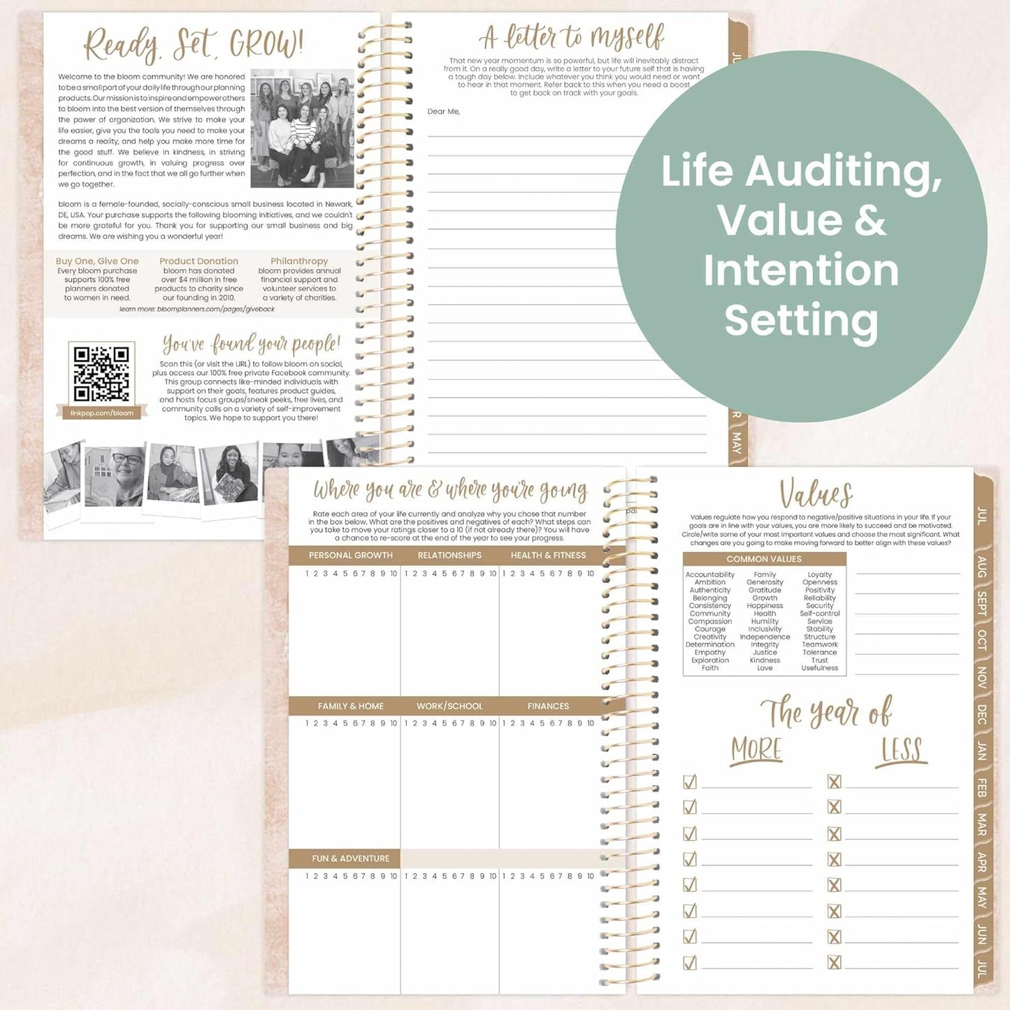 bloom daily planners 2025-2026 Academic Year Pocket Planner (July 2025 - July 2026) - 4” x 6” MINI Weekly Monthly Agenda Organizer & Calendar Book - Ocean Oasis