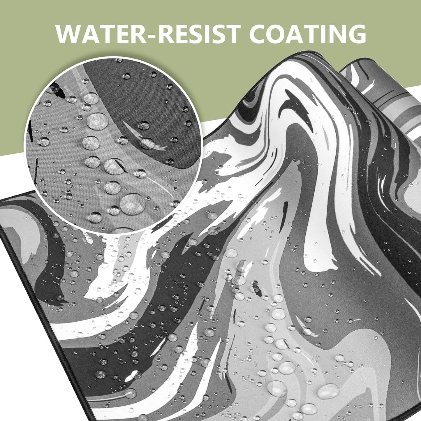 Large Mouse Pad for Desk - Gaming Mouse Pad with Stitched Edges, Anti-Slip Base, Desk Mat Desk Pad for Keyboard and Mouse