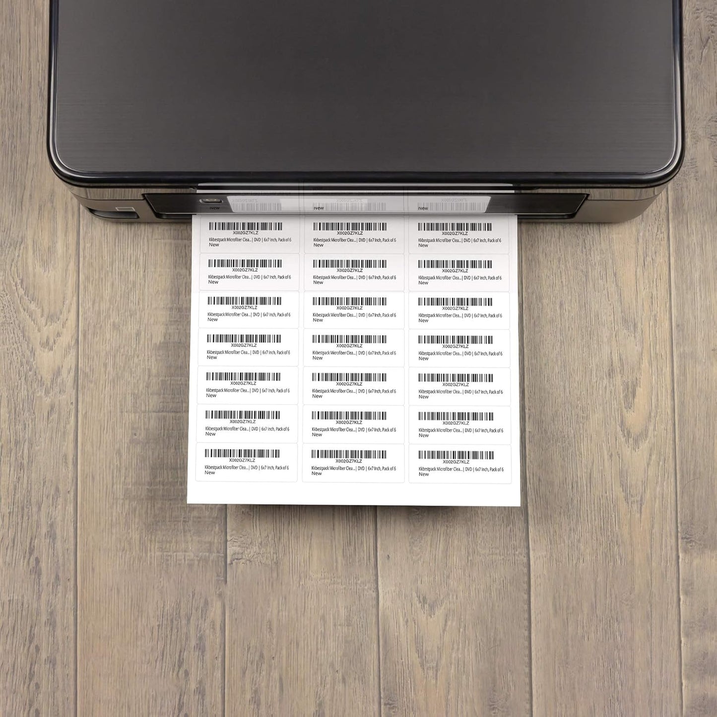 KKBESTPACK Label Sticker, Address Labels – 30 Up Shipping Labels 1” x 2-5/8” Self-Adhesive Barcode FNSKU Stickers for Inkjet and Laser Printer (100 Sheets / 3000 Labels) (KK30)