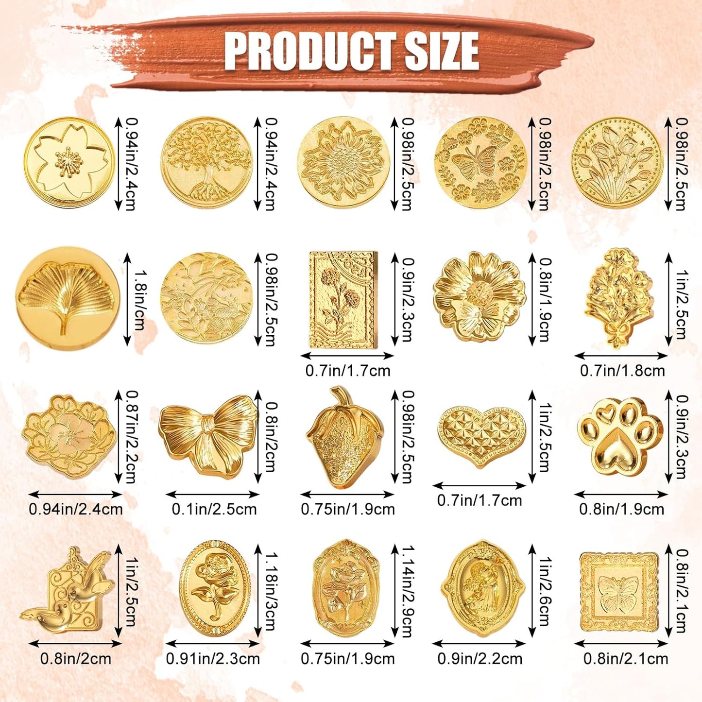 Wax Seal Stamp Kit, 21Pcs Draupnir Wax Stamp Seal,Vintage Classic Sealing Wax Stamp Head with Wooden Handle for Party Wedding Invitation Cards Envelopes Gift Wrapping Letter (20 Patterns)