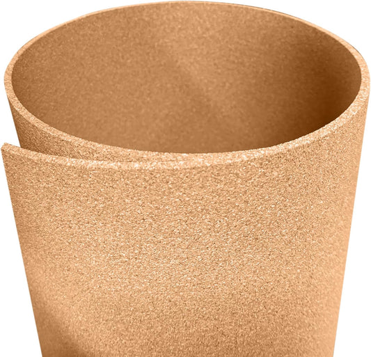 Manton Cork Premium Cork Roll - 3’ x 5’ x 1/4”, 100% Natural Facing Grade Material, Custom Cut Cork for Home, School, and Office Walls & Bulletin Boards