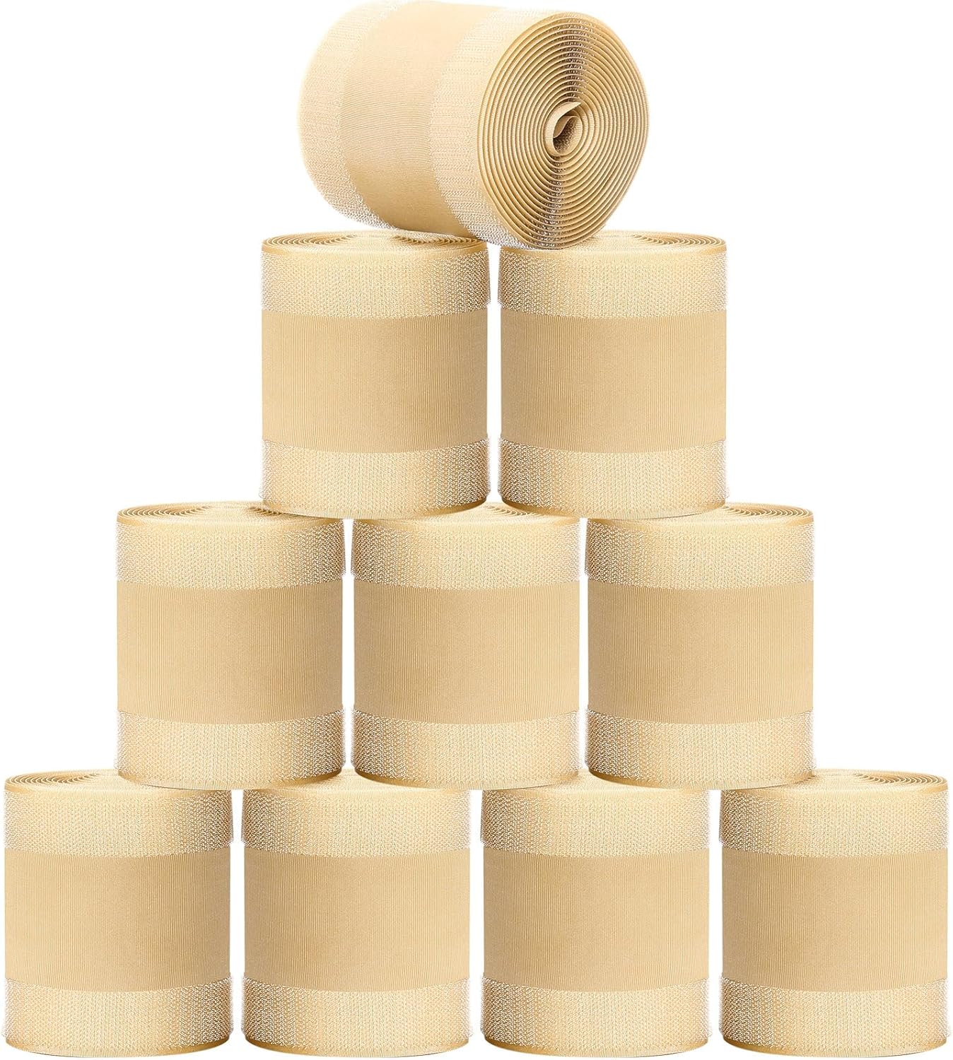 WILLBOND Grip Floor Cable Cover Cords Protector Management Only for Commercial Office Carpet(98.43 ft,Khaki)