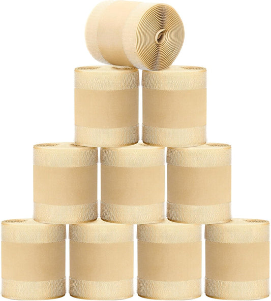 WILLBOND Grip Floor Cable Cover Cords Protector Management Only for Commercial Office Carpet(98.43 ft,Khaki)