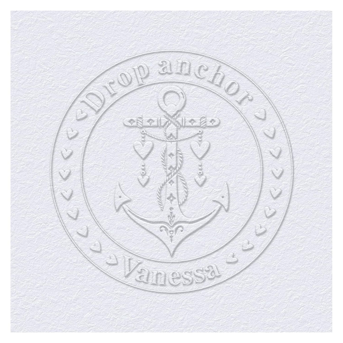 Book Embosser Custom Embosser Stamp with Your Name or Design Personalized Library Embosser Stamp Customized Books Business Cards Paper Documents Notebooks etc. (27)