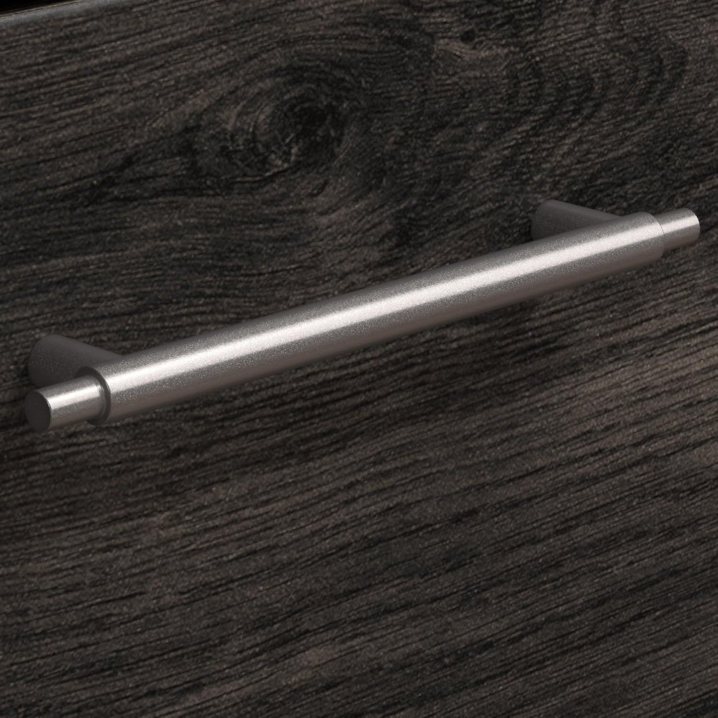 Bush Furniture Key West 2 Drawer Lateral File Cabinet in Dark Gray Hickory | Document Storage for Home Office | Accent Chest with Drawers