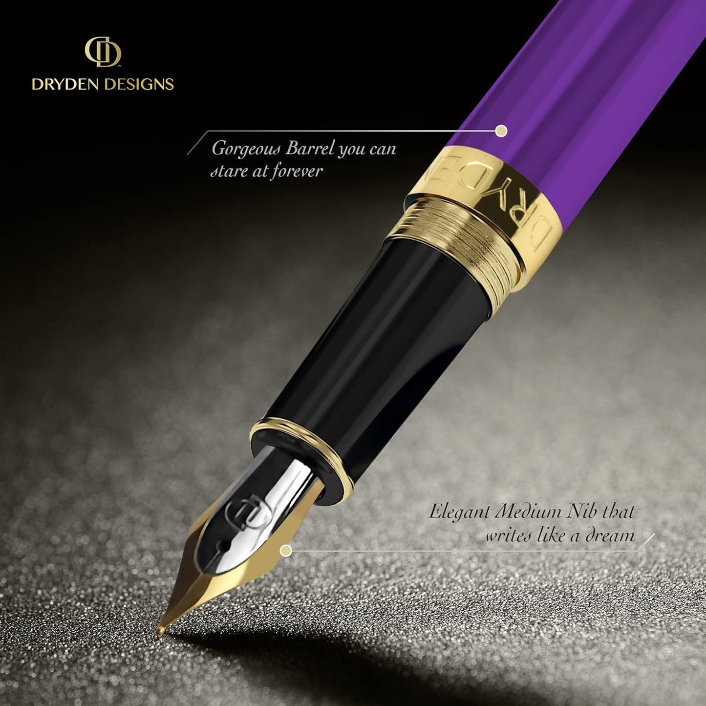 Dryden Designs Decadent Purple Fountain Pen