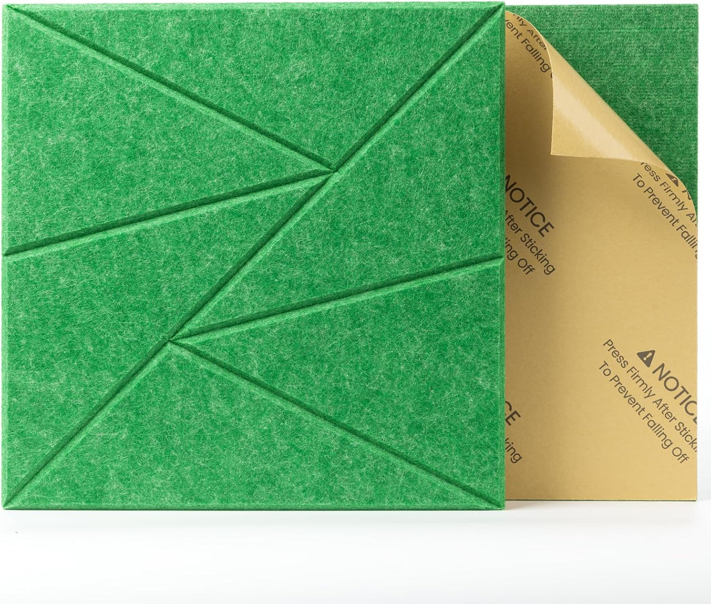 22 pack Acoustic Panels With Self-Adhesive, 12"X 12"X 0.4"Sound Proof Foam Panels, Sound Panels High Density, Soundproof Wall Panels for Home Studio Office Green