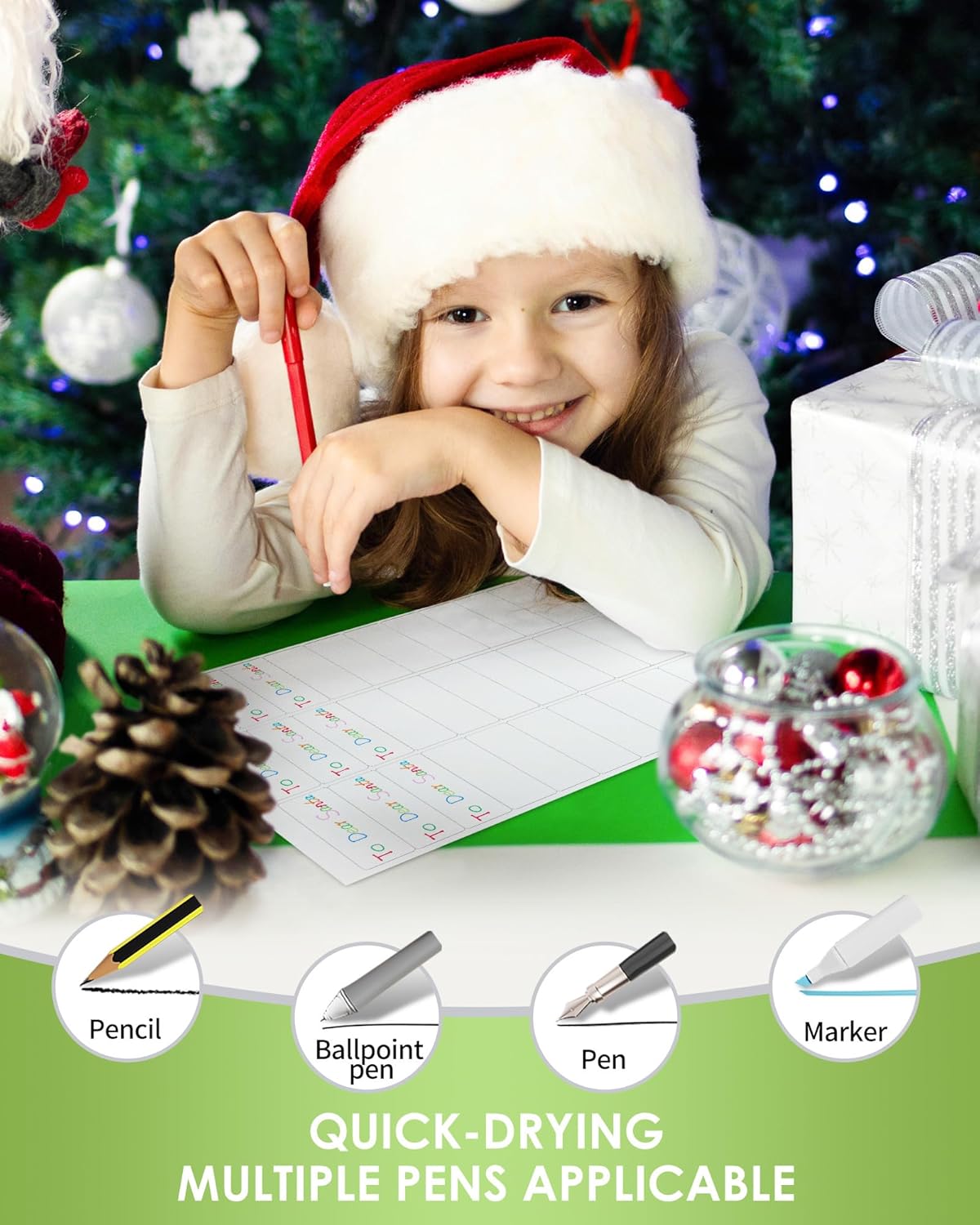 Shipping Label Return Address Mailing Sticker Paper 1" x 2-5/8" 1200 Labels for Inkjet Printer 5160 5260 8160 Printing Printable Easy to Peel to Write on Envelope Blank Matte White 8.5 x 11, 40 Sheets