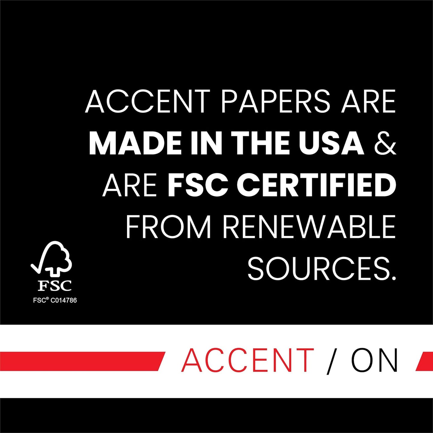 Accent Opaque White Printer Paper, 12” x 18” 28lb Copy Paper – 1,600 Sheets (4 Reams) – Premium Computer Paper with Super Smooth Finish, 97 Bright, 104gsm – Ideal for Ink Heavy Printing – 189024C