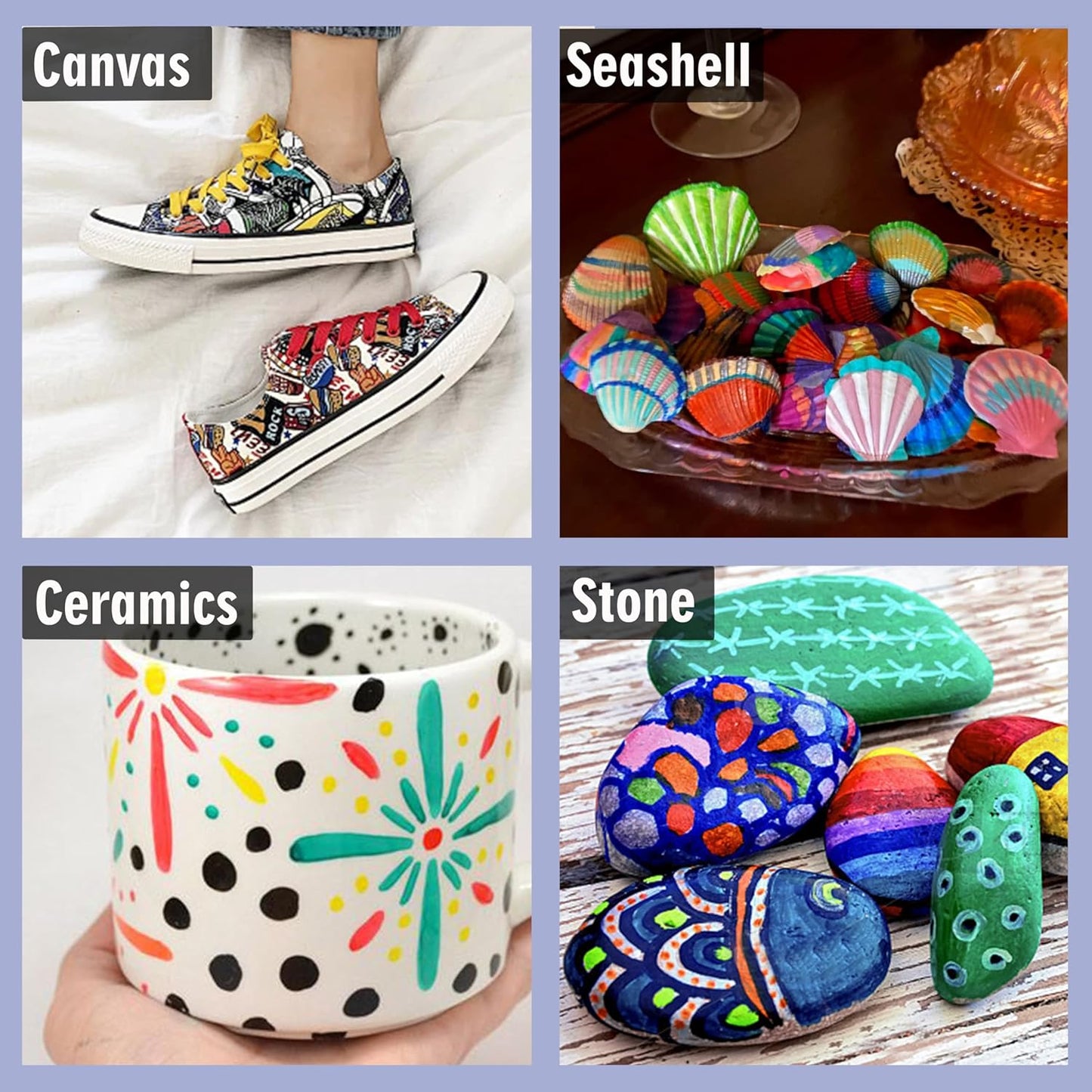 Permanent Markers,Fine Tip,48 Pack Bulk,16 Assorted Colors,Waterproof Permanent Marker Pens with Quick Drying on Wood,Plastic,Paper,Metal,Mirror for Drawing Coloring Art Writing Poster