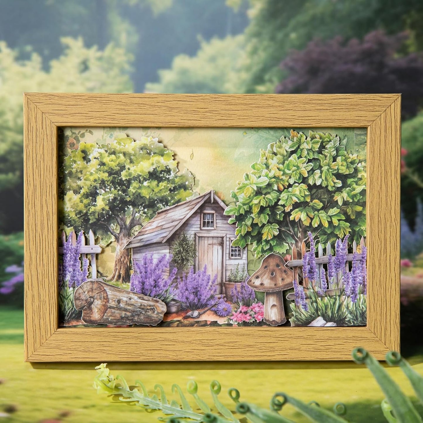 Woodland Forest Cardstock Sticker Set, 150PCS Vintage Nature-Themed Stickers for Scrapbooking, Journaling, Collage, and DIY Crafts