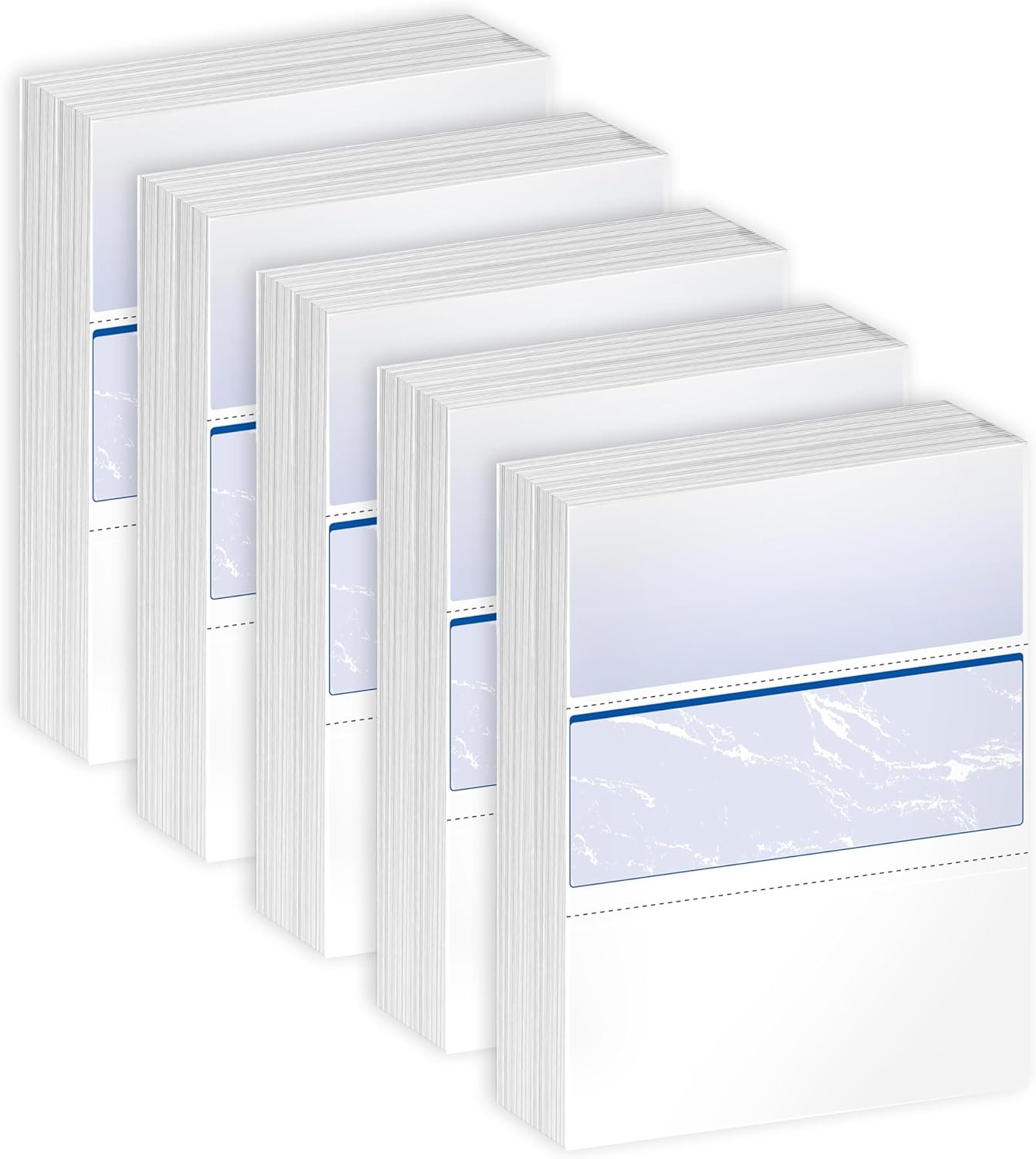 DocuGard Standard Blue Marble Middle Check, 24 lb, 8.5 x 11 Inches, 2500 Sheets (04509C)