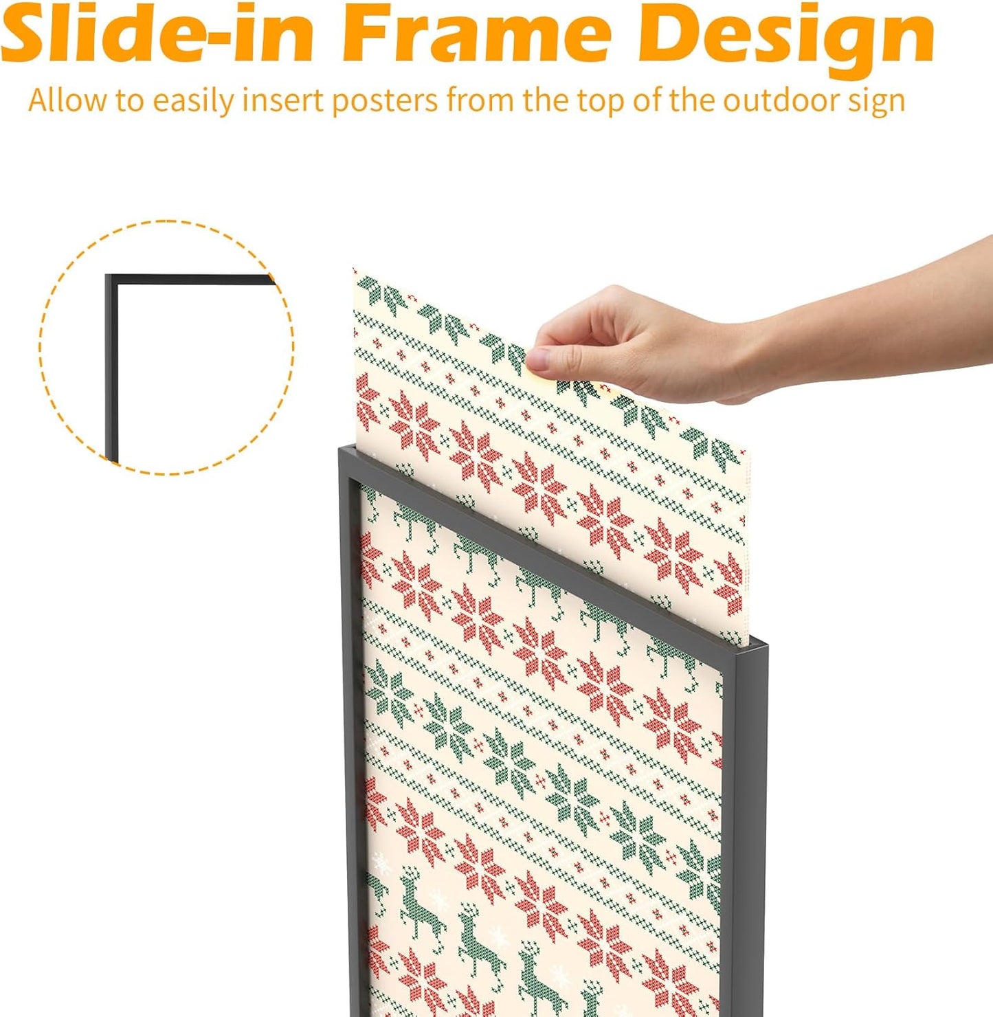 lesolar Floor-Standing Magazine Rack with Poster Board Stand 4-tier Newspaper Holder Book Display Shelf Brochure Display Stand Poster Sign Holder with Wheels Suitable for Exhibitions Store Business