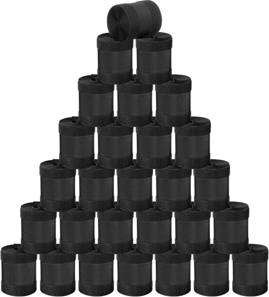 WILLBOND Cable Grip Floor Cable Cover Cords Cable Protector Cable Management Only for Commercial Office Carpet (Black,295.28 ft)