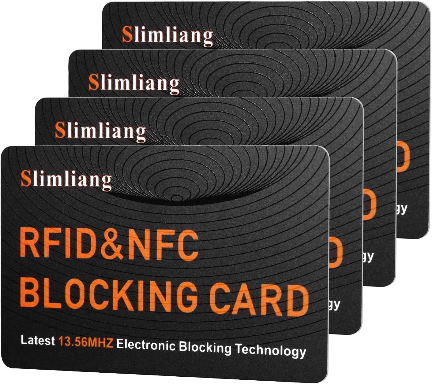 rfid blocking card (orange)