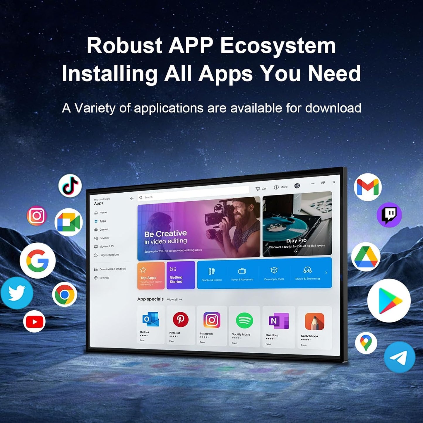 49" Digital Interactive Smart Boards, Electronic Whiteboard with Android OS & Screen Mirroring, Built-in Annotation & Live Streaming, Touch-Ready for Classroom Office Home (Board Only)