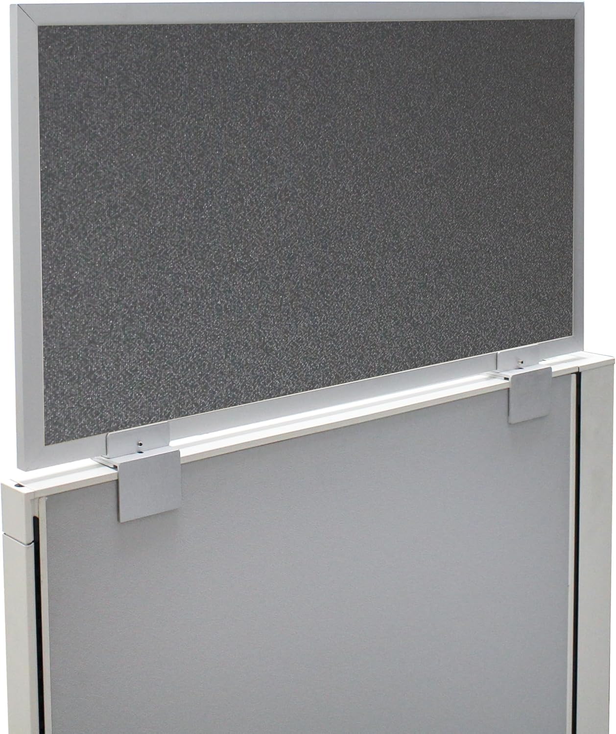 OBEX Acoustical Cubicle Privacy Screen Extender Desk Panel & Office Divider, Add Separation & Block Noise, 24" x 42", Graphite