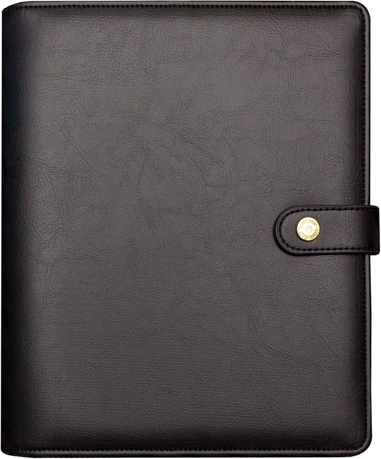 Pukka Pad, Carpe Diem Personal Planner - Soft Cover Binder with Weekly, Monthly Undated Inserts in Tabbed Sections, Interior Pockets and Sticker Sheets - 8 X 7.5 X 1.4 Inches, Black