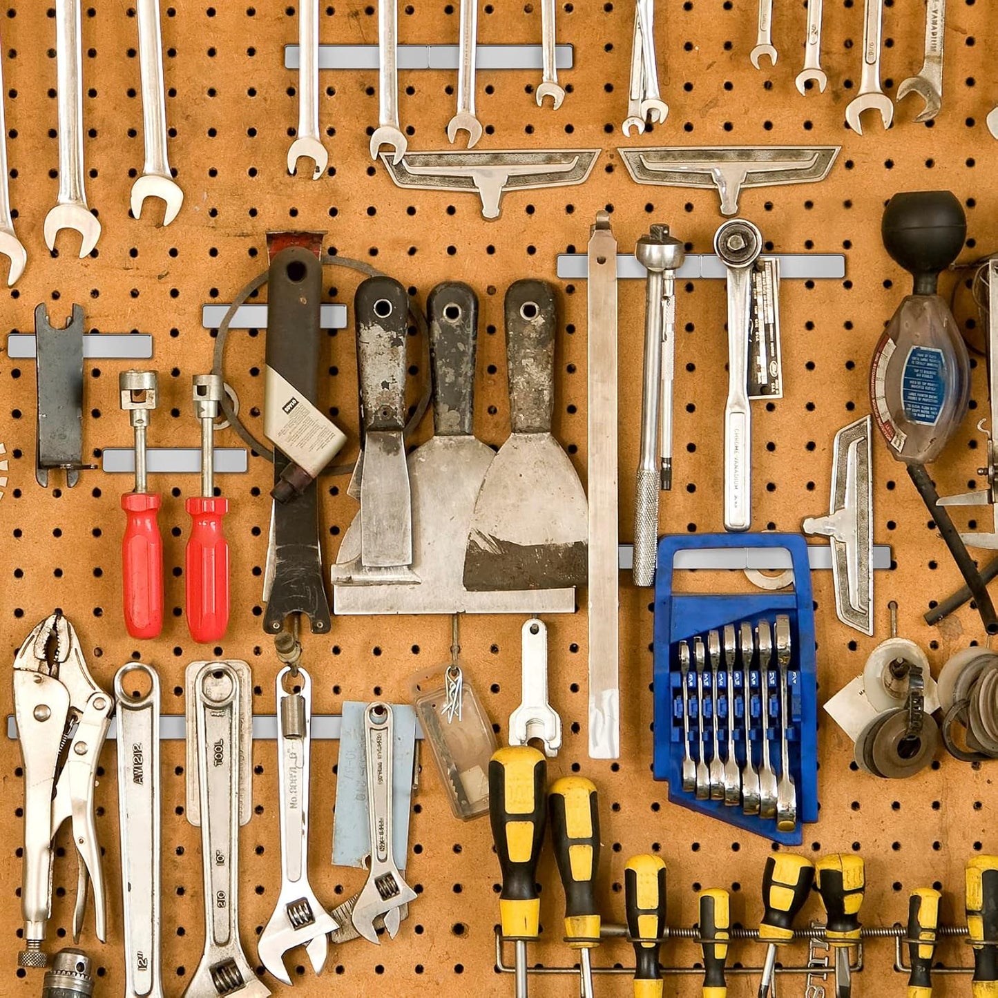 Grtard 20 Pack Neodymium Magnet Bar, Strong Rare Earth Magnets with Double-Sided Adhesive, Magnet Strips Heavy Duty Perfect for Fridge, Garage, Kitchen, Science, Craft, Office, DIY - 60 x 10 x 3 mm