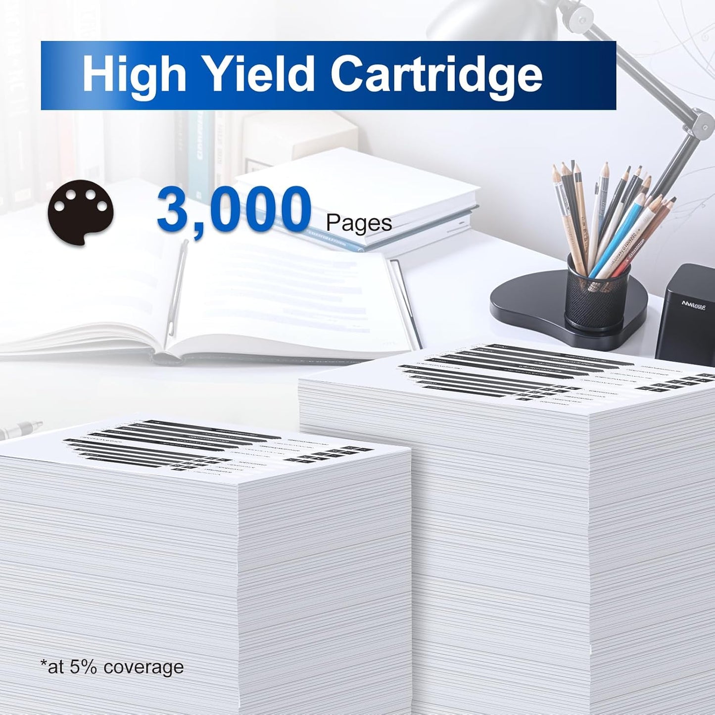 InkNI Compatible Toner Cartridges Replacement for Brother TN830XL TN830 TN 830 XL Toner Cartridges Work for HL-L2460DW DCP-L2640DW HL-L2480DW HL-L2400D HL-L2405W MFC-L2820DW Printer (Black, 2 Pack)