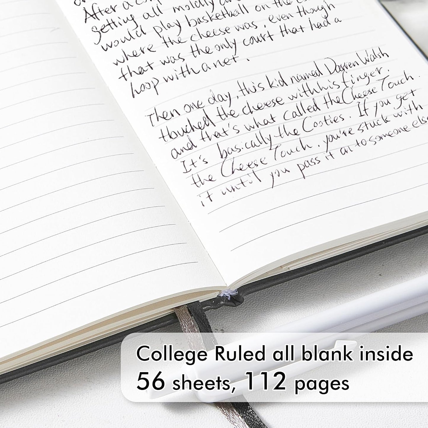 feela Pocket Notebook Notepad, Mini Cute Small Hardcover College Ruled Journals Office School Supplies, with 3 Black Pens, 3.5”x 5.5”, 3 Pack, A6, Vintage Colors, Red, Blue, Black