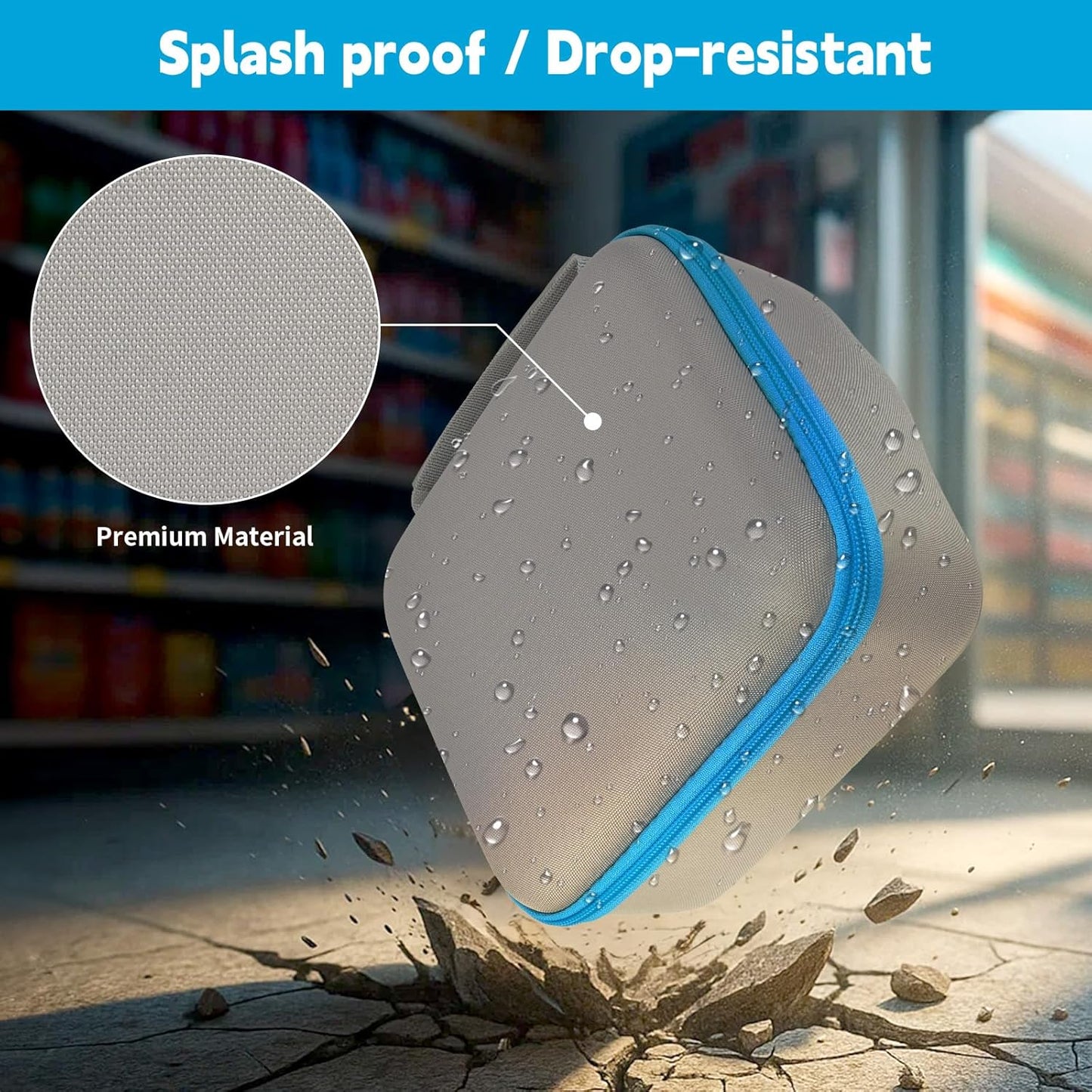 GWCASE Storage Case for Brother PT-N10 Personal Handheld Label Maker, Portable Carrying Holder Organizer for Label Tapes and Other Accessories（Bag Only）