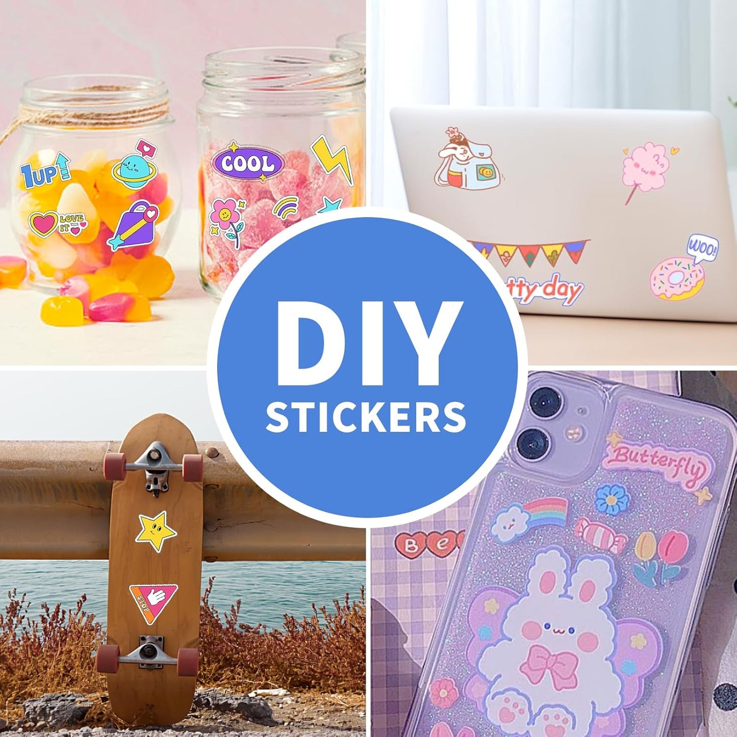 1" x2-5/8 Shipping Address Labels, Blank Mailing Labels, 30-UP White Self-Adhesive Name Tag Stickers for Inkjet and Laser Printer [500 Sheet 15000 Labels]