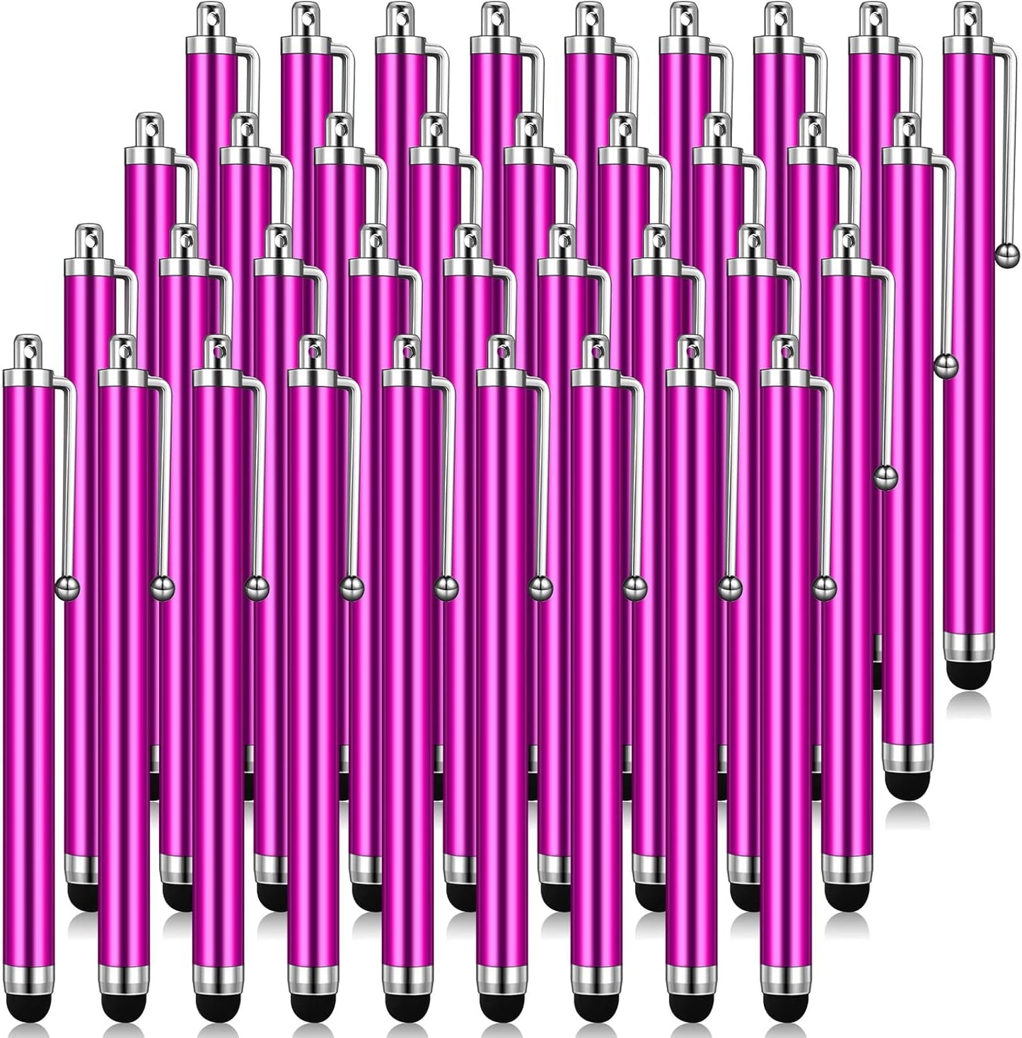 Outus 36 Pcs Stylus Pen for Universal Capacitive Touch Screens Devices, Stylus Pen Compatible with Tablet for Classroom Travel Olders Friendly(Purple)