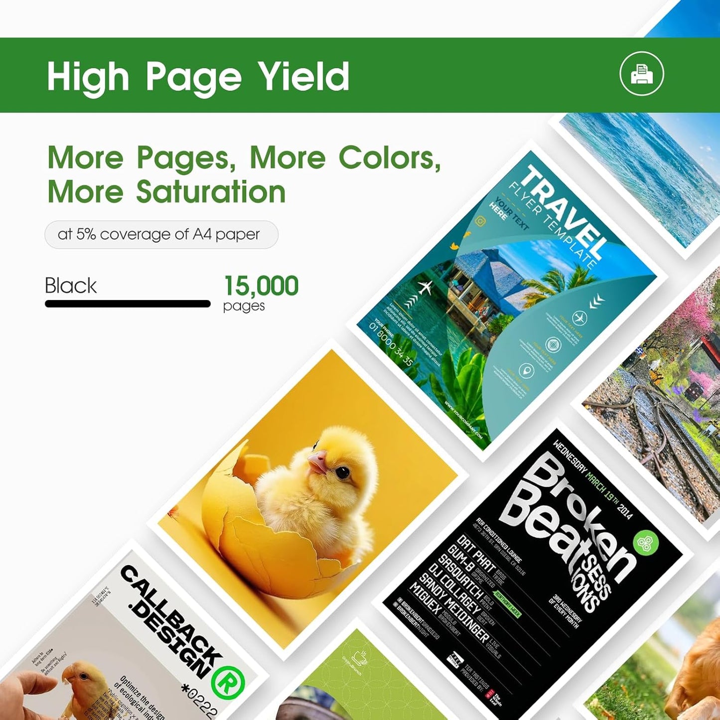 LLAOLLAO 56F1H00 Toner Replacement for Lexmark 56F1H00 Black Toner Cartridge High Yield for MS321 MS521 MS421 MS621 MS622 MX321 MX421 MX521 MX522 MX622 Laser Printer (15000 Pages)