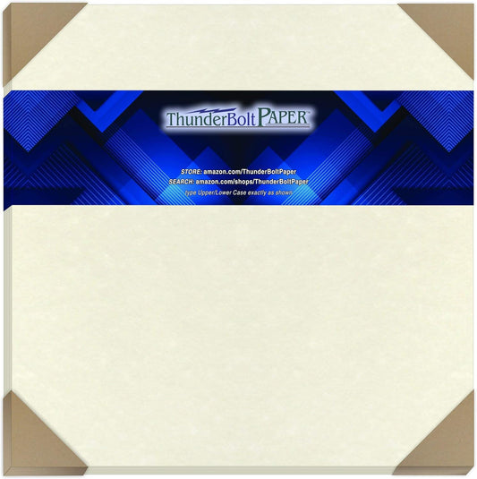 25 White Parchment 65lb Cover Weight Paper 12" X 12" (12X12 Inches) Scrapbook Album|Cover Size - Printable Old Parchment Semblance