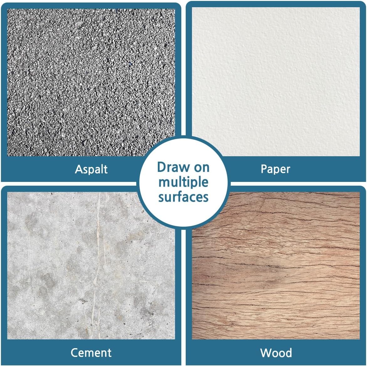 HA SHI Soft Chalk Pastels, 48 Assorted Colors Non Toxic Art Supplies, Square Charcoal, Drawing Media for Artist Stick Pastel for Professional, Kids, Beauty Nail Art, Pan Chalk Pastels