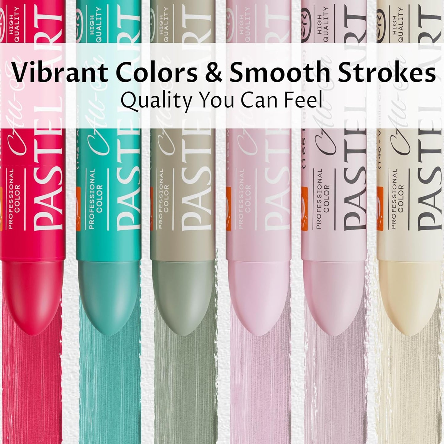 6 Pack Jumbo Oil Pastels Set (14 x 84 mm), Soft Oil Pastels with Vibrant Colors, Great Blending and Layering, Pastel Crayons for Professional Artists and Hobbyists, Pink Cake