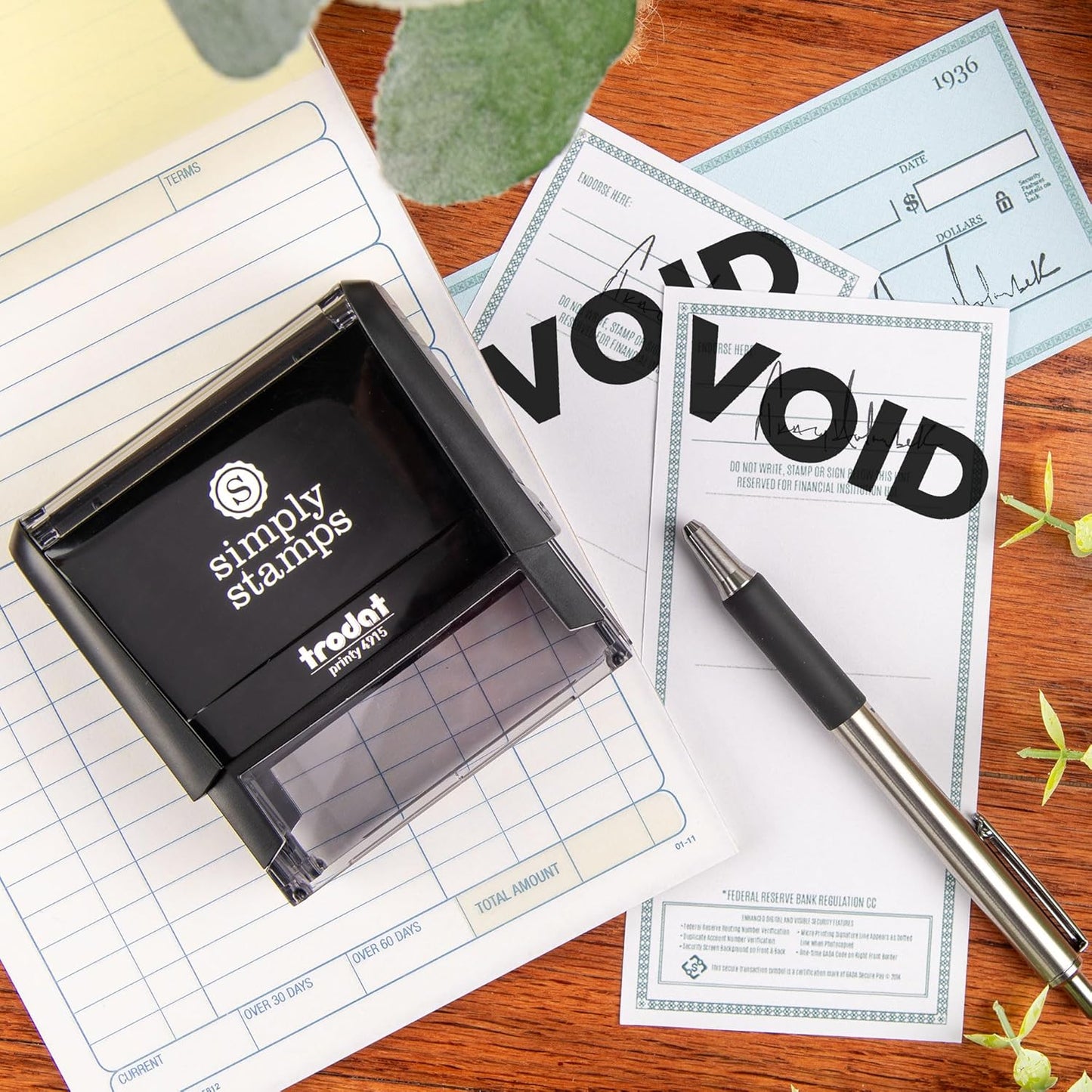Void Office Stamp | 4 Different Sizes | 20 Designs | Multiple Color Options | Perfect for Quick Validation of Office Documents (Void, Xtra Wide)