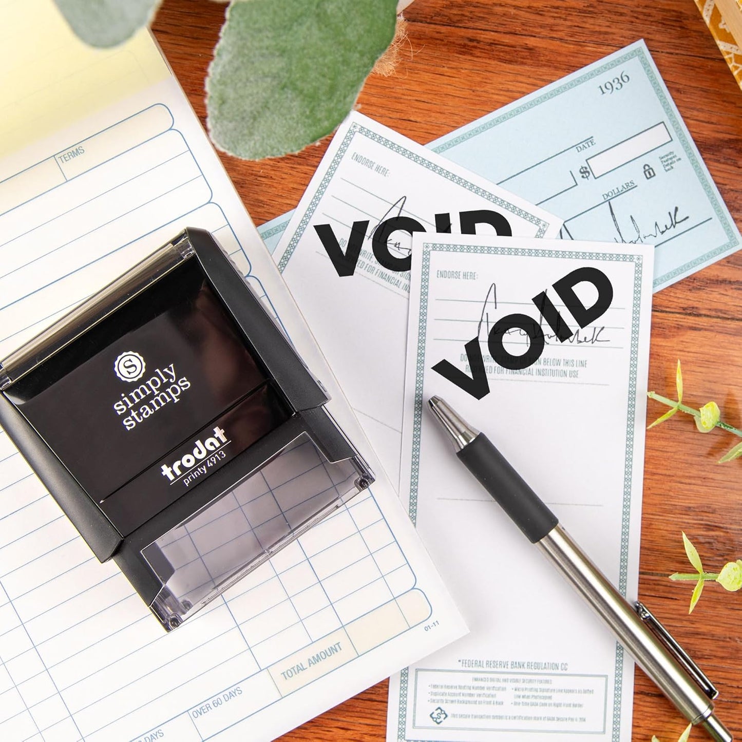 Void Office Stamp | 4 Different Sizes | 20 Designs | Multiple Color Options | Perfect for Quick Validation of Office Documents (Void, Large)