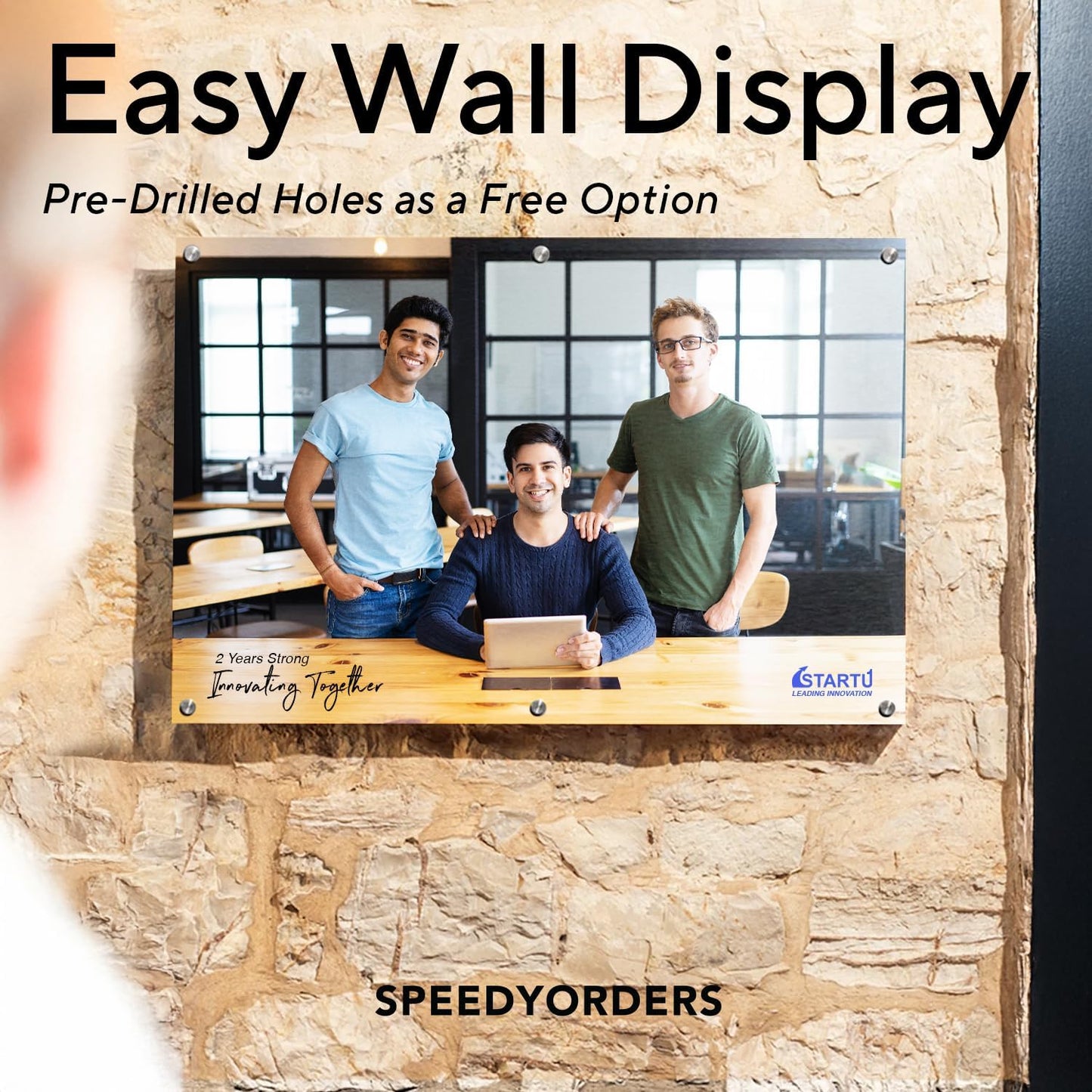 Custom Outdoor Metal Signs, Personalized Aluminum Signs, Customized Safety Signs, Metal Business Signs, Waterproof Outdoor Business Signs, White Aluminum (Picture, 42x28 In)