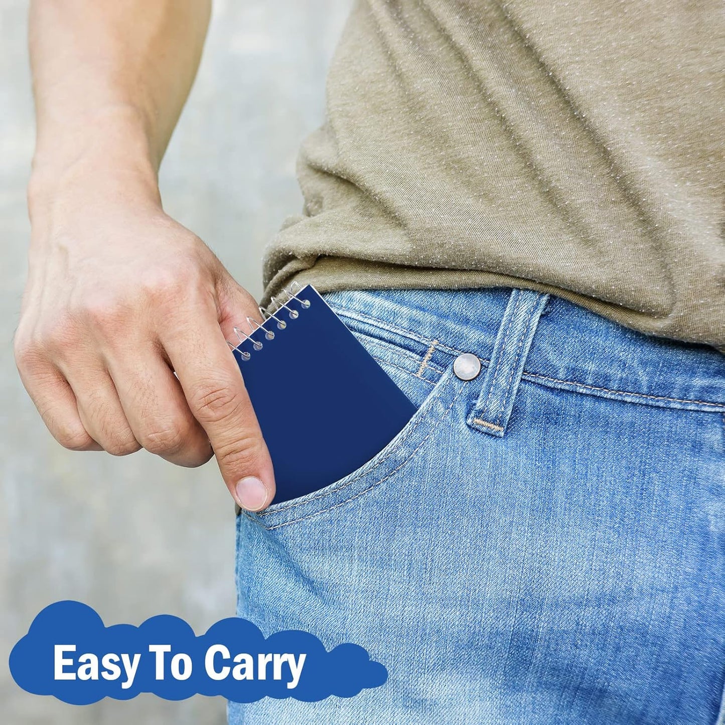 50 Pieces Spiral Memo Pads Bulk 3 x 5 Inch Small Note Pads Top Bound Lined College Ruled Paper Mini Notepad Pocket Spiral Notebooks for School Office Home Supplies, 75 Sheets (Bright Colors)