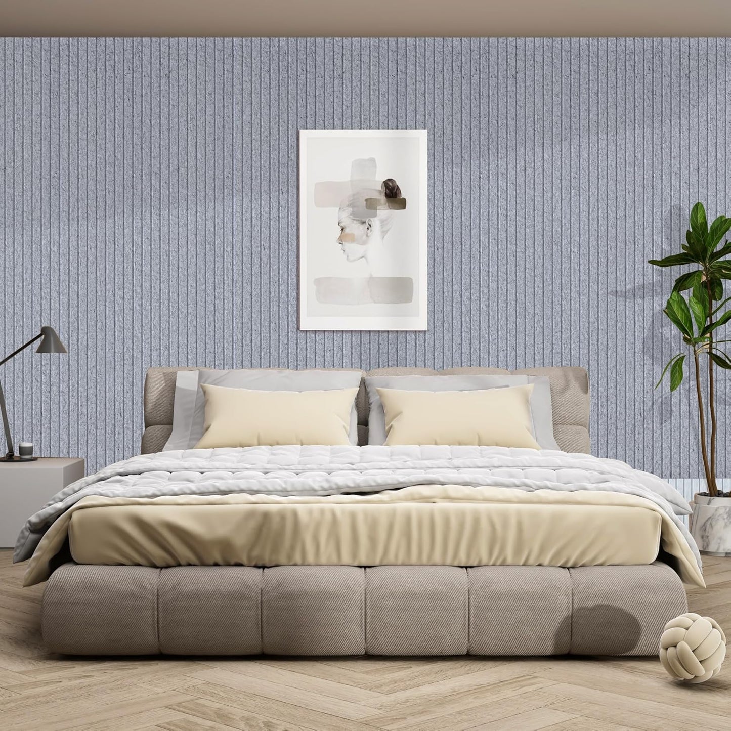 10 Pack Large Acoustic Panels,48 x 24 x 0.4 Inch Sound Proof Foam Panels for Walls，Premium Noise Dampening Panels,Sound Panels for Media Room, Office and Studio,Silver Gray