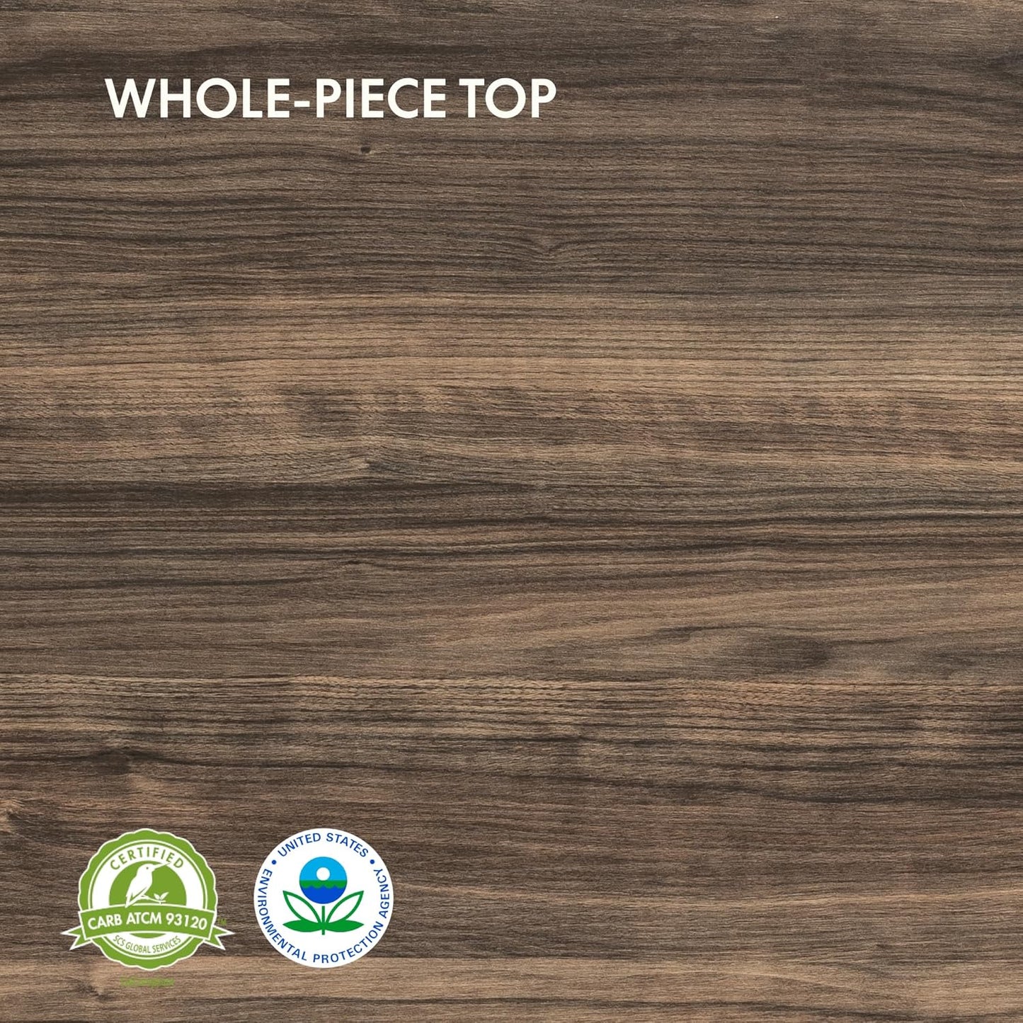 FLEXISPOT E6 Essential 3 Stages Dual Motor Electric Standing Desk 48x30 Inch Whole-Piece Board Height Adjustable Electric Sit Stand Desk（White Frame + Brown Wood Grain Desktop, 2 Packages）